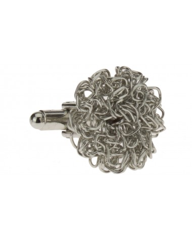 Designer Cufflinks Silver Plated Cuff Li - Image1