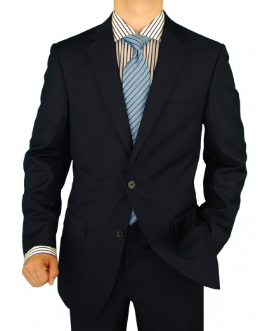 Salvatore Exte Men's 2 Button Navy Blue  - Image1