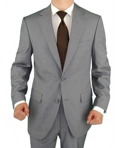 Salvatore Exte Men's 2 Button Light Gray - Image1