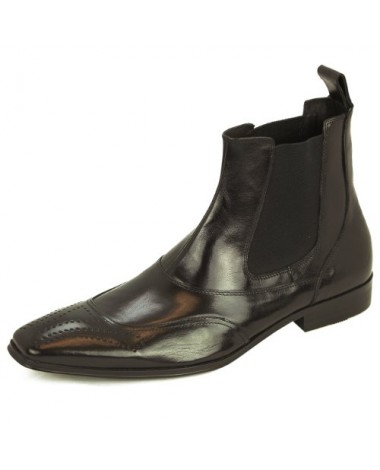 Natazzi Mens Leather Shoe Chelsea Dress  - Image1