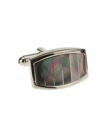 Mother of Pearl Mens Cufflinks with Gift - Image1