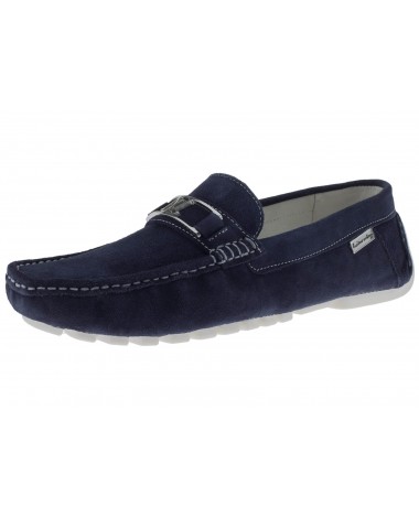 Natazzi Mens Air Grant Penny Suede Leath - Image1