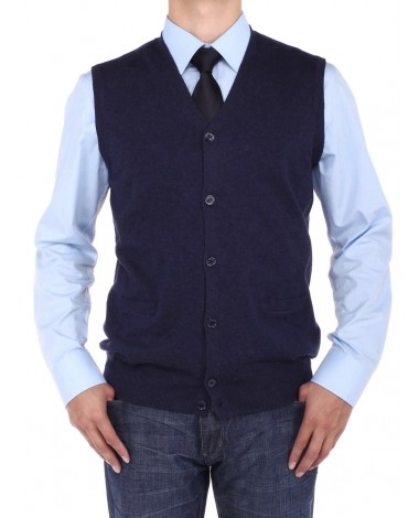 Luciano Natazzi Men's Buttoned Cotton Sw - Image1