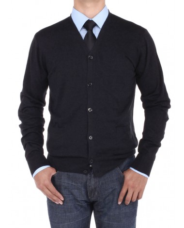 Luciano Natazzi Men's Cotton Cardigan Sw - Image1