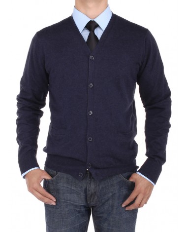 Luciano Natazzi Men's Cotton Cardigan Sw - Image1