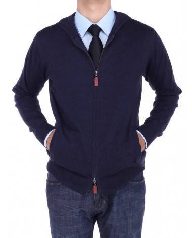 Luciano Natazzi Men's Front Zip Hoodie S - Image1