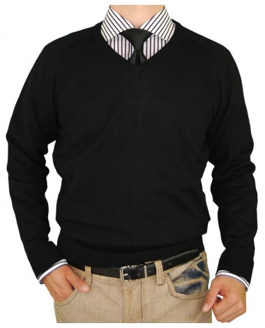 Luciano Natazzi Classic Fit V-Neck Premi - Image1