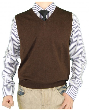 Luciano Natazzi Men's Classic Fit V-Neck - Image1