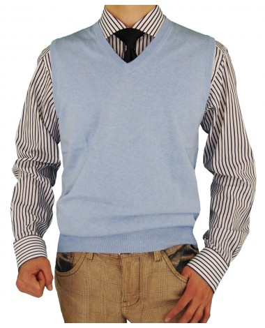 Luciano Natazzi Men's Classic Fit V-Neck - Image1