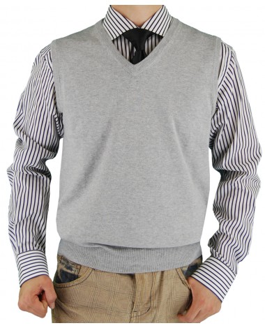 Luciano Natazzi Men's Classic Fit V-Neck - Image1