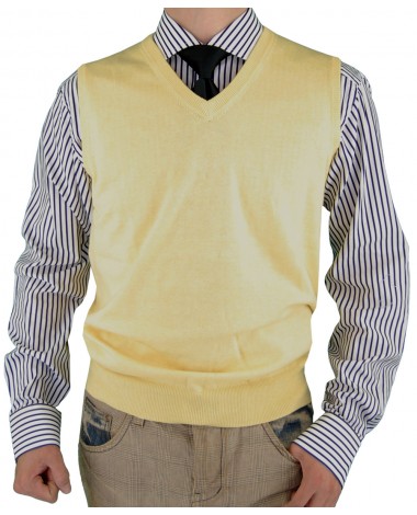 Luciano Natazzi Men's Classic Fit V-Neck - Image1