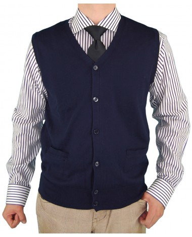 Luciano Natazzi Men's Classic Fit Cotton - Image1