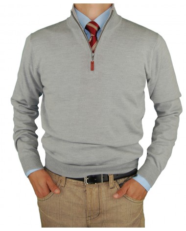 Luciano Natazzi Mens Merino Wool Quarter - Image1