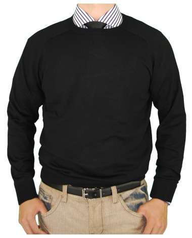 Luciano Natazzi Crew Neck Cotton Sweater - Image1