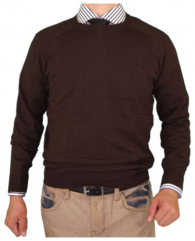 Luciano Natazzi Crew Neck Cotton Sweater - Image1