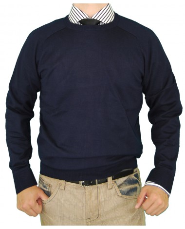 Luciano Natazzi Crew Neck Cotton Sweater - Image1
