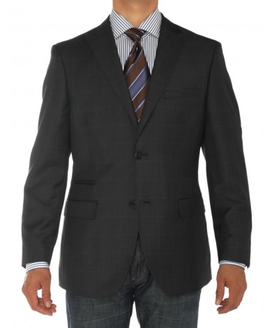 Luciano Natazzi Mens Two Button Ticket P - Image1