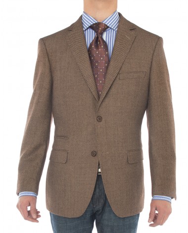 Luciano Natazzi Mens 2 Button 160'S Wool - Image1