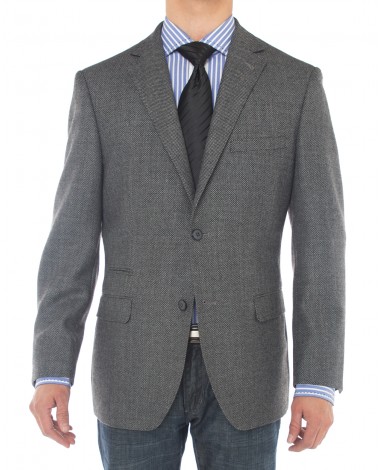 Luciano Natazzi Mens 2 Button 160'S Wool - Image1