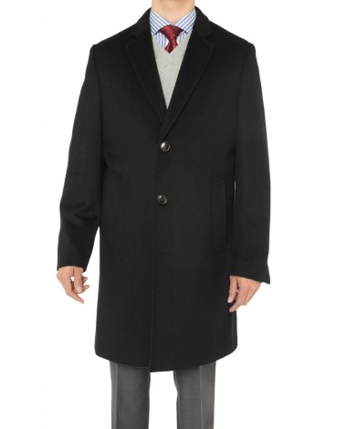 Luciano Natazzi Men's Cashmere Wool Over - Image1