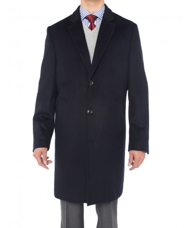 Luciano Natazzi Men's Cashmere Wool Over - Image1