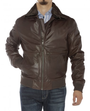 Luciano Natazzi Men's Full Grain Cow Lea - Image1