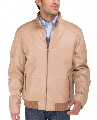 Luciano Natazzi Men's Lambskin Leather V - Image1