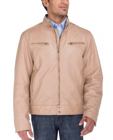 Luciano Natazzi Men's Lambskin Blast Was - Image1