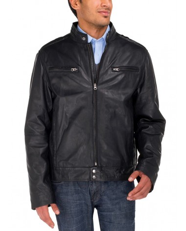 Luciano Natazzi Men's Lambskin Blast Was - Image1