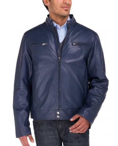 Luciano Natazzi Men's Lambskin Blast Was - Image1