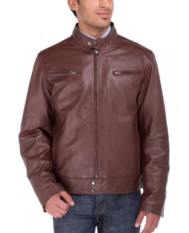 Luciano Natazzi Men's Lambskin Blast Was - Image1