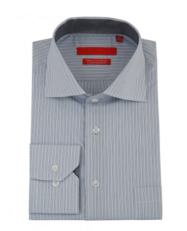 Mens GV Executive Striped Dress Shirt Co - Image1