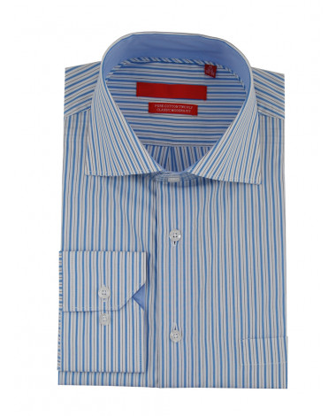 Mens GV Executive Striped Dress Shirt Co - Image1