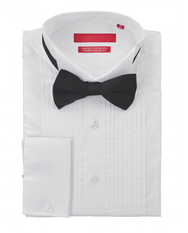 Mens GV Executive Tuxedo Dress Shirt Bow - Image1