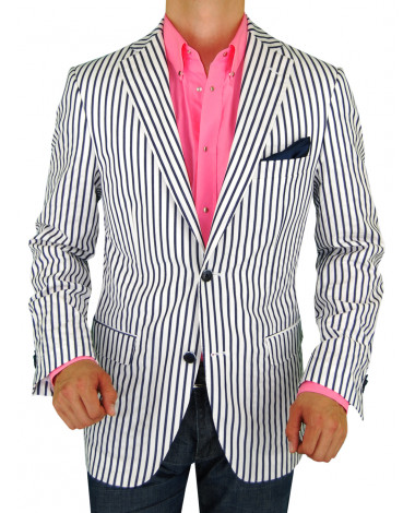 Mens BB Signature Two Button Blazer Trim - Image1