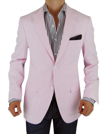 Mens BB Signature Seersucker Two Button  - Image1