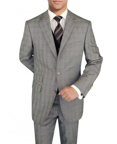 Mens BB Signature Suit Vested Modern Fit - Image1