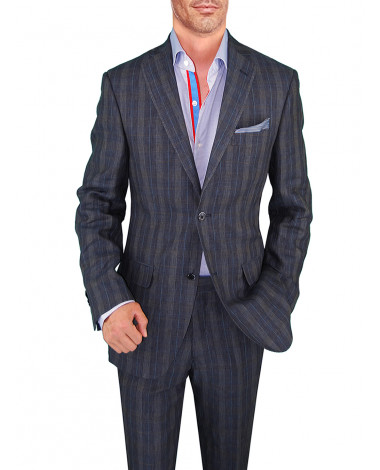 Mens BB Signature Linen Suit Modern Fit  - Image1