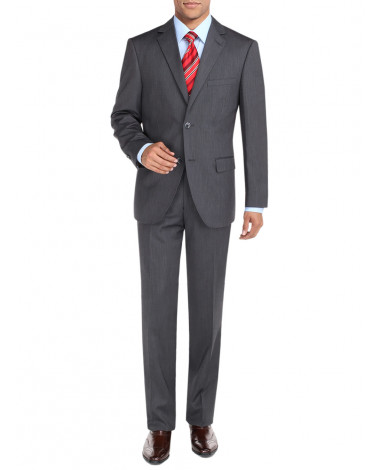 Mens BB Signature Suit Sharkskin 2 Butto - Image1