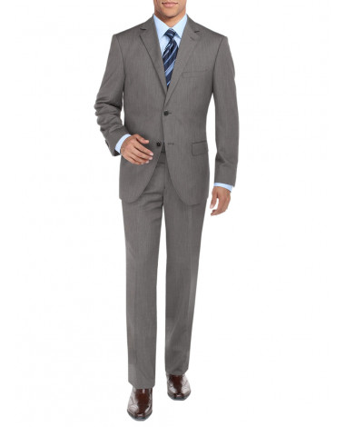 Mens BB Signature Suit Sharkskin 2 Butto - Image1