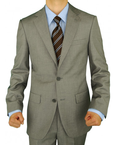 Mens Two Button Blazer Modern Fit Suit S - Image1