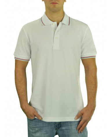 Mens DTI Pique Polo Sport Shirt Solid Sh - Image1