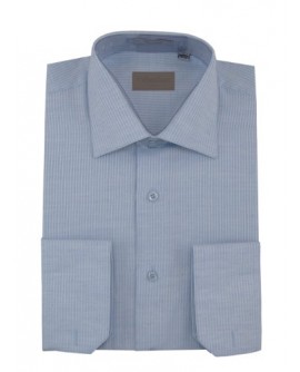 Mens Dress Shirt Spread Collar Cotton Co - Image1