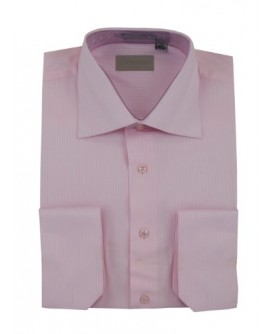 Mens Dress Shirt Spread Collar Cotton Co - Image1