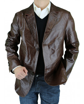 Luciano Natazzi Men's Leather Jacket Mod - Image1