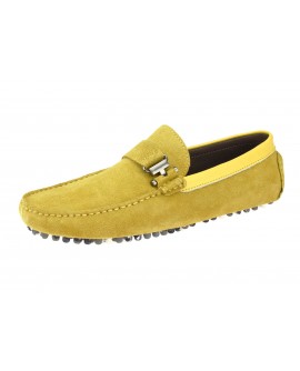 Salvatore Exte Men's Suede Leather Drivi - Image1