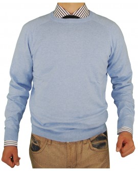 Luciano Natazzi Crew Neck Cotton Sweater - Image1