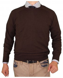 Luciano Natazzi Crew Neck Cotton Sweater - Image1