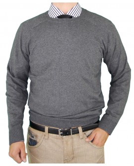 Luciano Natazzi Crew Neck Cotton Sweater - Image1
