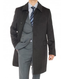 Luciano Natazzi Men's Cashmere Topcoat C - Image1